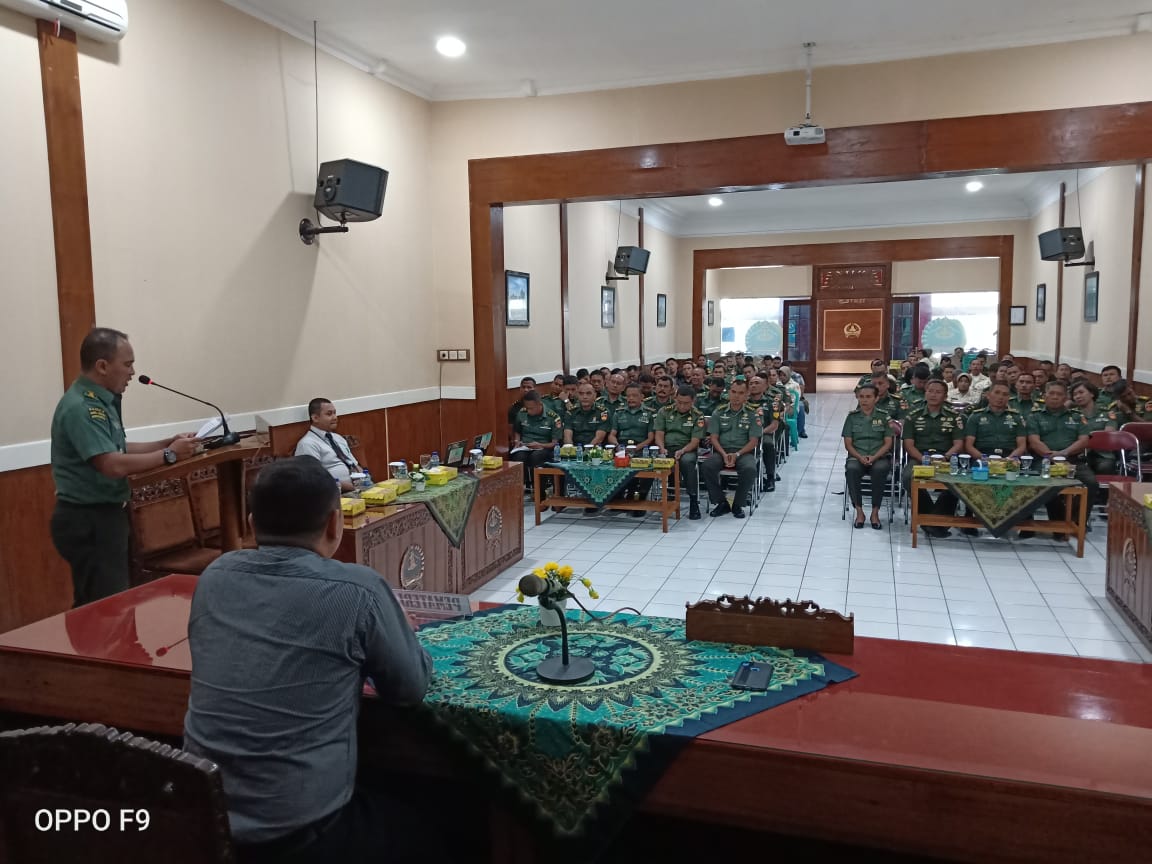 Prajurit Makutarama terima sosialisasi tata cara pelaporan dan pengisian SPT